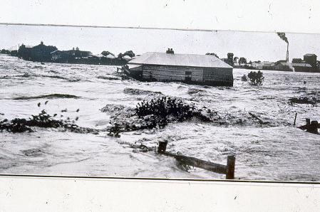 West Maitland in flood, May 1913