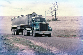 Hunter Valley Coal - Road Haulage. From the collection of Dr John Turner.