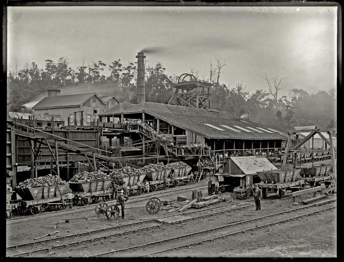 A Pit Colliery, Newcastle, NSW, 24 February 1899