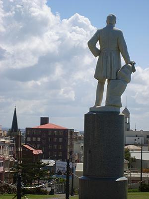 James Fletcher overlooking Newcastle