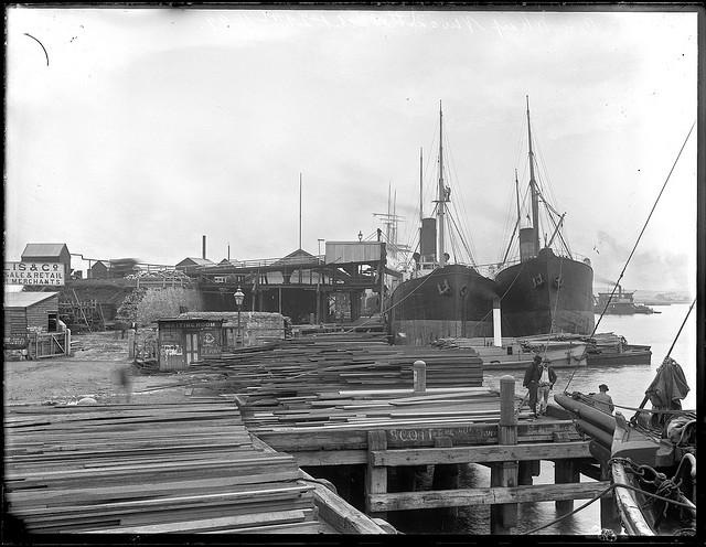 Australian Agricultural Company Wharf, Newcastle, NSW, 23 September 1897
