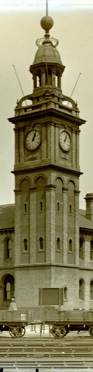 Customs House Clock Tower Newcastle, Ralph Snowball, 1900