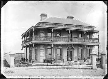 Stuart Keightley's residence, 44 The Terrace, Newcastle, 7 October 1887