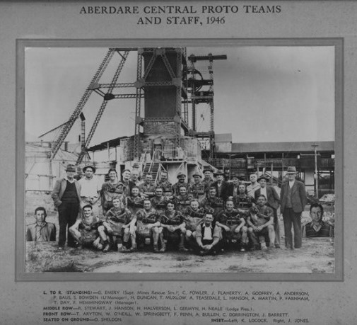 Aberdare Central Proto Teams and Staff, 1948