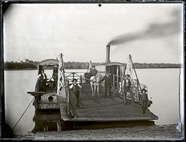 Punt, Hunter River, Hexham, NSW, 21 June 1894