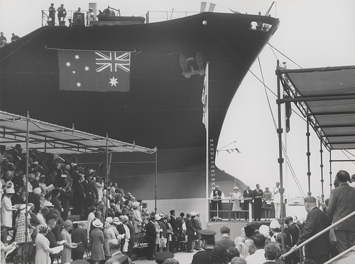Newcastle State Dockyard, Royal Visit, 10 April, 1970
