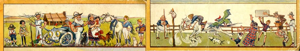 Illustrations from cover of The Sunshine Family