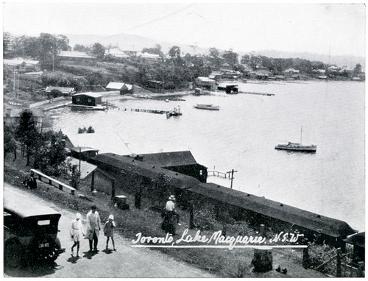 Postcard of Toronto, Lake Macquarie, [1928]. From the University of Newcastle, Cultural Collections.